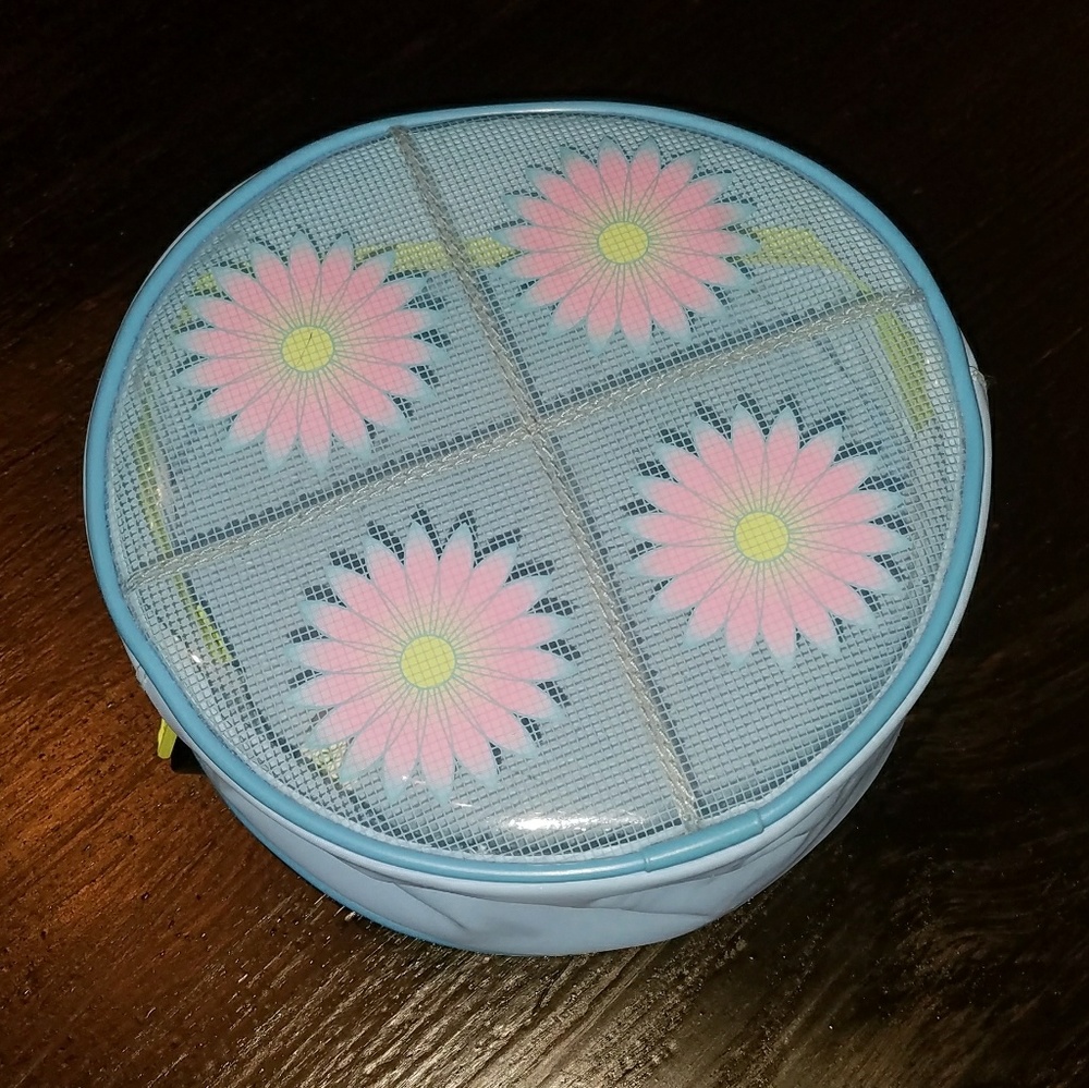 Clinique Flower Cosmetic/Makeup Pouch